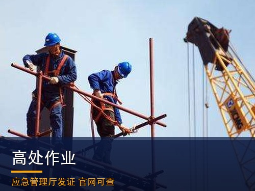2026年登高证（高处作业）报名官网平台